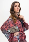Yılan Desen Kimono - 6