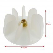 Çeşitli Markalarla Uyumlu Fön Makinesi Pervanesi - 4.5mm - 2