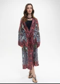 Yılan Desen Kimono - 10