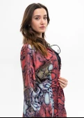 Yılan Desen Kimono - 8