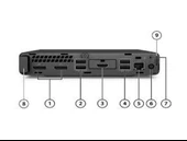 HP Elite MP9 i5-8500T 8 GB 500 GB HDD 256 GB SSD W10P Masaüstü Bilgisayar - 2
