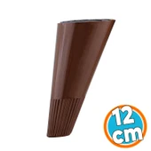Ahşap Desenli Ayak Açılı Konik 12 cm Mobilya Yükseltici Baza Ayağı Koltuk Kanepe Altı Puf Ayakları thumbnail 1