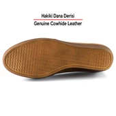 Erkan Saçmacı Shay Exclusive Taba Hakiki Deri Çapraz Bant Detaylı Dolgu Topuklu Günlük Ayakkabı - 6