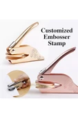 Soğuk Mühür Kabartma Damga Çelik Baskı Presi Desenli Rosegold thumbnail 11