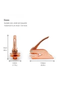 Soğuk Mühür Kabartma Damga Çelik Baskı Presi Desenli Rosegold thumbnail 6