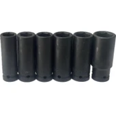 Denfos 1/2'' 6 Köşe Uzun Ağır Havalı Lokma 22 mm - 1