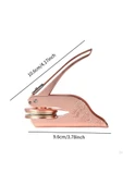 Soğuk Mühür Kabartma Damga Çelik Baskı Presi Desenli Rosegold thumbnail 8