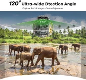 Fotokapan Gece Görüşlü 4K 48MP Av Kamerası 0.1s Tetik Hareket Aktif - 5