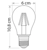 CATA CT-4285 4W Rustik Led Ampul E27 Duylu Amber 2700K renk 1 Adet - 2