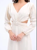 7408 ELBİSE-BEJ thumbnail 3