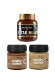 Abdurrahman Tatlıcı Tadıbu 330 gr & Nutty More %33 Fındık Parçacıklı Fındık Ezmesi ve Kakaolu Fındık Ezmesi 200 gr x 2 Adet - 1