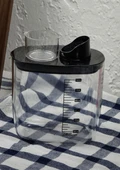 Plastik Erzak Kabı - Kilitli Kapaklı Erzak Kutusu - 1300 ML - 4