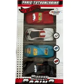 Küçük Arabalar Racer 4' li Şehir Araçları Araçlar 12 Cm' dir - 4