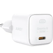 AUKEY PA-B1L Mini 30W USB-C PD Şarj Cihazı Beyaz - 1