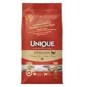 Unique Tavuklu  Kısırlaştırılmış Yetişkin Kedi Maması 2 kg - 1