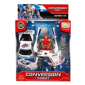 Nessiworld 1:32 Sesli ve Işıklı Dönüşebilen Robot thumbnail 3