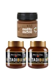 Abdurrahman Tatlıcı Tadıbu 330 gr x 2 Adet & Nutty More %33 Fındık Parçacıklı Kakaolu Fındık Ezmesi 200 gr thumbnail 1