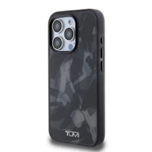 TUMI iPhone 15 Pro Kılıf TUMI Orjinal Lisanslı M-safe Şarj Özellikli Buzlanmış Saydam Fırça Kamuflajı Desenli Kapak thumbnail 4