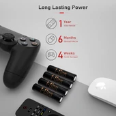 I-Gen A173 Ultra Alkalin 40'lı Paket LR03 1.5V AAA İnce Kalem Pil + 40'lı Paket LR6 1.5V AA Kalem Pil - 2