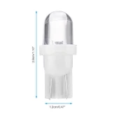 T10 Dipsiz Park Sinyal Ampul 12V W5W 2 Adet Beyaz Renk - 3