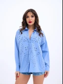 7034 GÖMLEK-KOYU MAVİ - 1