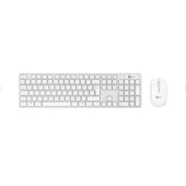Lecoo KM2001 Kablosuz Türkçe Q Klavye & Mouse Set Beyaz - 1