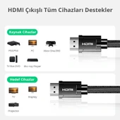 UGREEN 70320 HD135 8K 60Hz Full HD 48Gbps Yüksek Hızlı Aktarım 2.1 HDMI Kablosu 1.5metre - 2