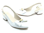 Mehtap Arkası Açık Fiyonk Detaylı Klasik Kadın Topuklu Ayakkabı thumbnail 10