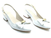 Mehtap Arkası Açık Fiyonk Detaylı Klasik Kadın Topuklu Ayakkabı thumbnail 9