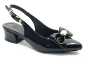 Mehtap Arkası Açık Fiyonk Detaylı Klasik Kadın Topuklu Ayakkabı thumbnail 4