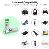 I-Gen B181 4 Adet AA 2700 mAh Şarjlı Kalem Pil + 4 Adet AAA 900 mAh Şarjlı İnce Kalem Pil 1.2V NI-MH - 4