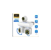 QASUL Full HD 12MP 6K Speed Dome 3 Lens Renkli Gece Görüş İki Yönlü Ses Renkli Cep Telefonu Uzaktan İzleme - 1