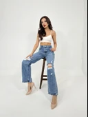 6830 DENİM LOW WAIST-MAVİ thumbnail 5