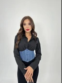 6963 GÖMLEK-SİYAH thumbnail 4