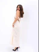 7024 ELBİSE-BEJ thumbnail 5