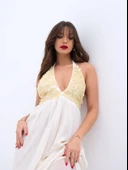 6856 ELBİSE-EKRU - 4
