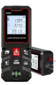 50 Metre Yüksek Hassasiyet Lazer Metre Ölçer LCD Dijital Ekran Su Terazili Lazermetre - 2