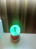 Atatürk fotoğrafı temalı  Işıklı ,izmir marşlı,müzikli Büyük Boy Kar küre thumbnail 6