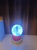 Atatürk fotoğrafı temalı  Işıklı ,izmir marşlı,müzikli Büyük Boy Kar küre thumbnail 4