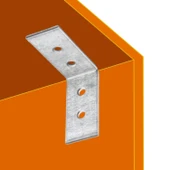 (25 ADET) Mobilya Eşya Dolap Duvara Sabitleme Köşebent Bağlantı Aparatı L Demiri Gönye 45x45x20 Mm - 3