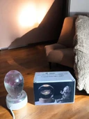 Deniz  anası temalı ışıklı ahşap altlıklı kar küre thumbnail 5