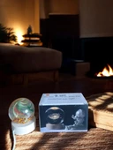 Ahşap altlıklı ışıklı küre thumbnail 2