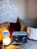 Ahşap altlıklı ışıklı küre - 1