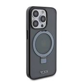 TUMI iPhone 15 Pro Kılıf TUMI Orjinal Lisanslı M-safe Şarj Özellikli PC TPU Metal Logolu Ring Standlı Kapak thumbnail 5