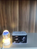 Ahşap altlıklı ışıklı küre - 9