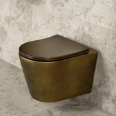 LENA ASMA KLOZET KAPAK DAHİL (MAT BRONZ) ET-H201BR - 2