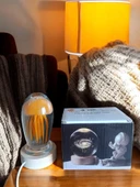 Ahşap altlıklı ışıklı küre thumbnail 1