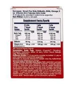 Sorvagen Smart Kids Sitikolin DHA Omega 3 Norveç Balık Yağı B12 60 Kapsül - 4