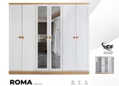 ROMA MDF 6 KAPILI DOLAP - 1
