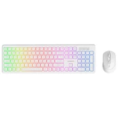 Everest KM-319BT Q Türkçe RGB Kablosuz Oyuncu Klavye Mouse Seti - 1